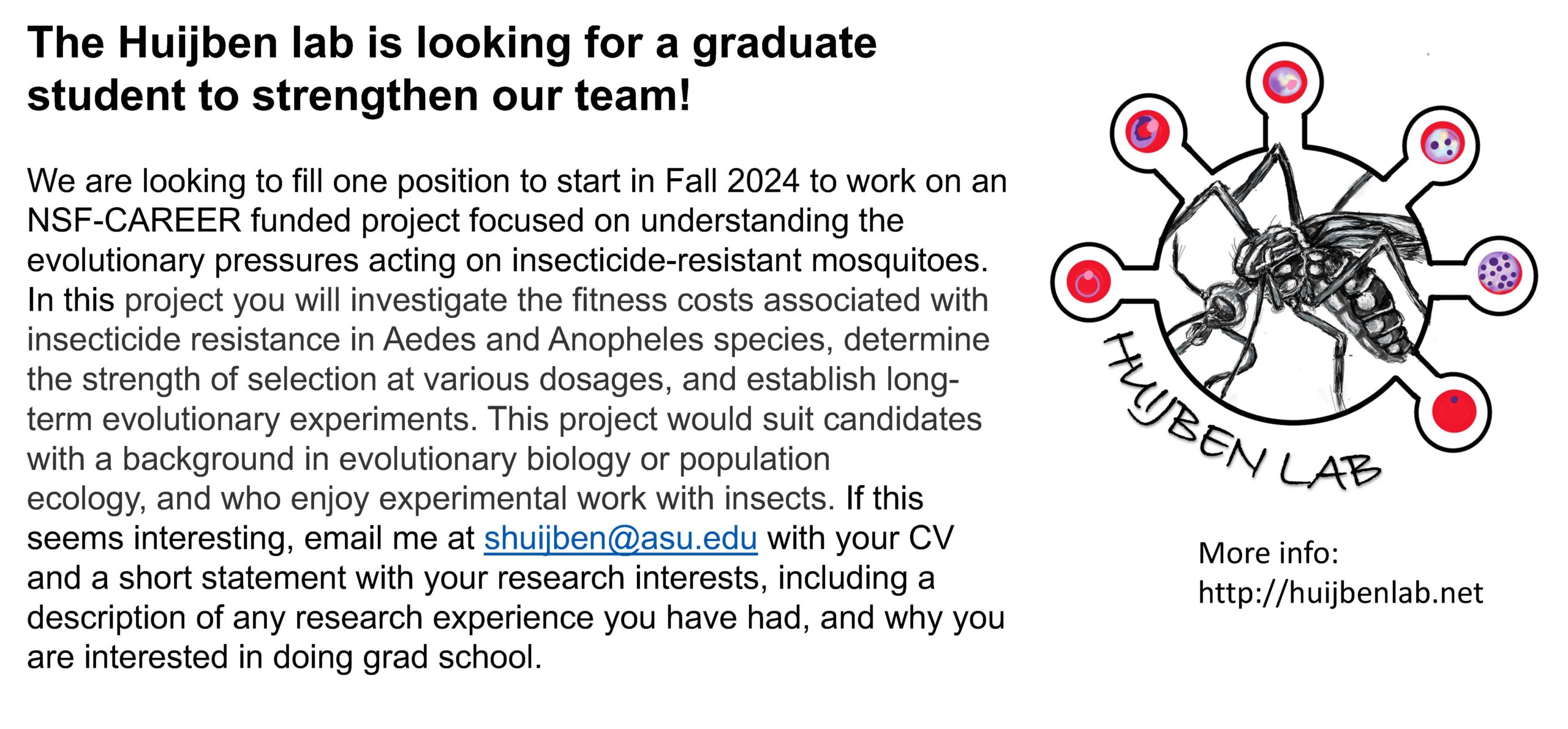 Opportunities The Huijben Lab